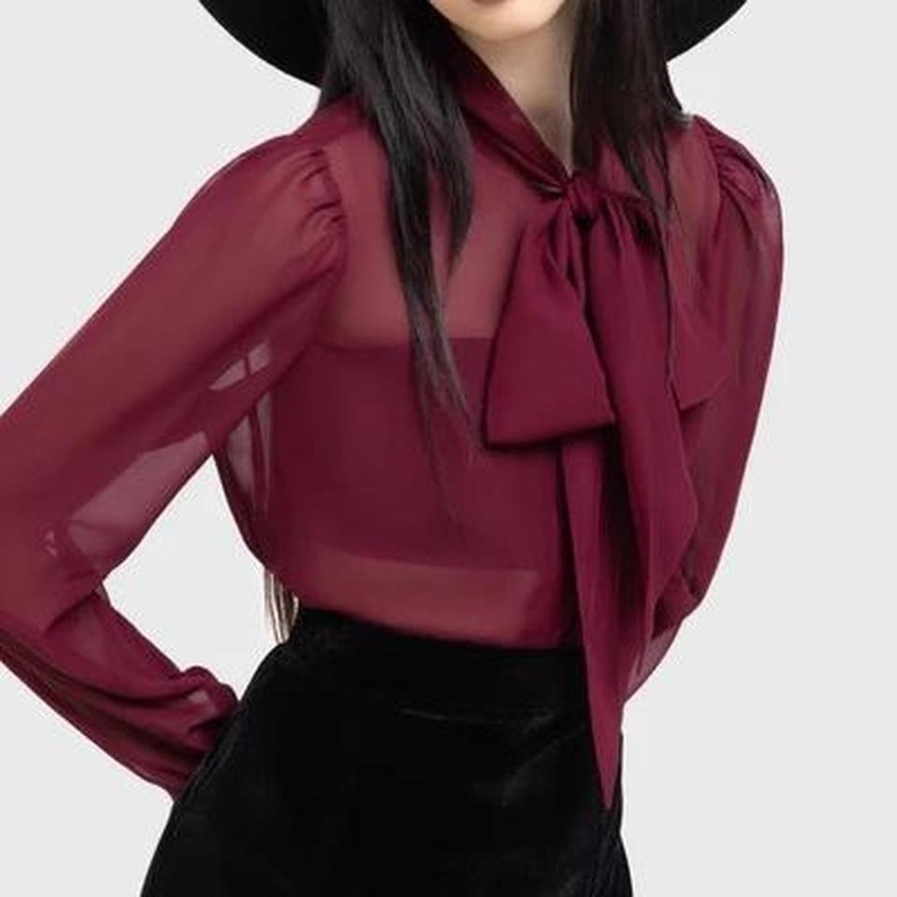 Killstar crimson oracle blouse red plus size